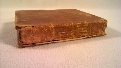 Antique 1817 Leather Book ~ Sarah Trimmer's Set of Prints of English History-image