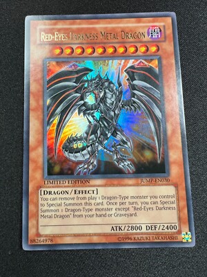 Yu-Gi-Oh! Red-Eyes Darkness Metal Dragon (NM) JUMP-EN030 Shonen Jump Promo-image