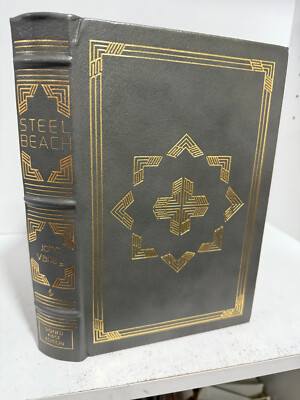 Easton Press Steel Beach - John Varley  SIGNED Sci Fi-image
