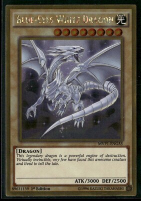 Yu-Gi-Oh! TCG Blue-Eyes White Dragon MVP1-ENG55 1st Edition Gold Rare-image