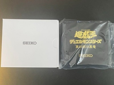 Yu-Gi-Oh! Duel Monsters x SEIKO Red-Eyes Black Dragon Model Watch Limited New-image