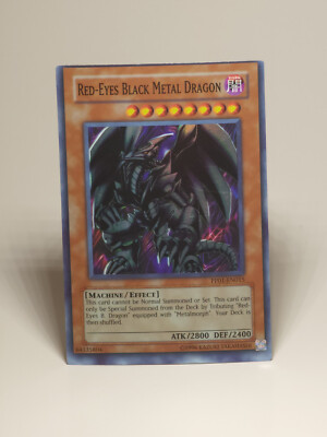 FREE SHIPPING MISPRINT Red-Eyes Black Metal Dragon PP01-EN015 Super Rare -image