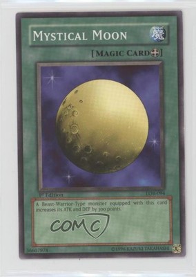 2002 Yu-Gi-Oh! Legend of Blue Eyes White Dragon 1st Edition Mystical Moon 0fb0-image