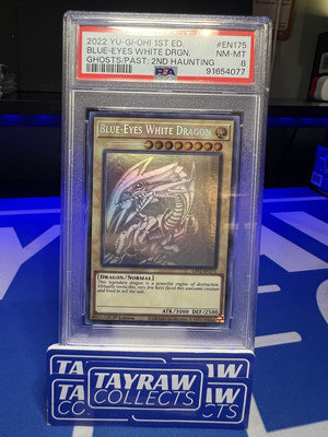Blue-Eyes White Dragon Ghost Rare GFP2-EN175 PSA 8-image