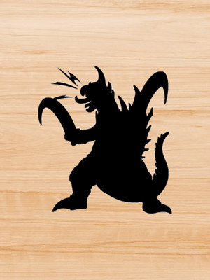 Vinyl Decal Car Truck Sticker - Godzilla Kajui Gigan You Pick Size & Color-image