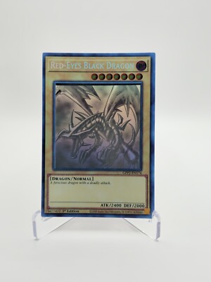 Yugioh Red Eyes Black Dragon / Ghost Rare 1st Ed NM / GFP2-EN176-image
