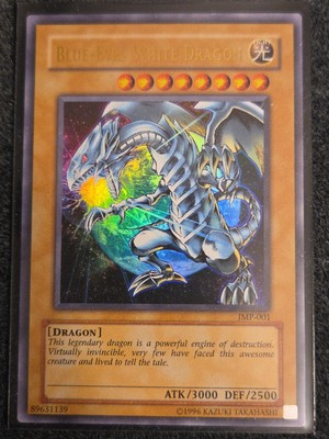 NM Blue-Eyes White Dragon JMP-001 Ultra Rare YuGiOh-image
