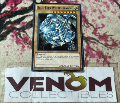 1x (M/NM) - Blue-Eyes White Dragon - SDKS-EN009 - Common - 1st Edition YuGiOh-image