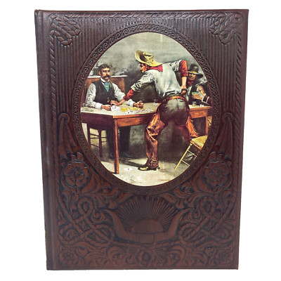 1978 THE OLD WEST Vol 25: THE GAMBLERS Time-Life Books Series Set FAUX LEATHER-image