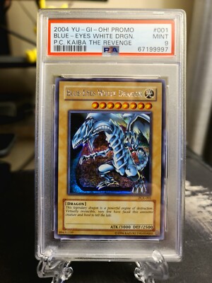 2004 Yu-Gi-Oh! Blue Eyes White Dragon PCK-001 Power of Chaos PSA 9 MINT-image
