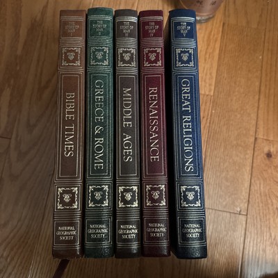 COMPLETE The Story of Man Volumes 1-5 National Geographic Society Set 1977-image
