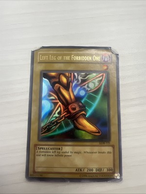 Left Leg of the Forbidden One LOB-EN121 Legend of Blue Eyes White Dragon...-image