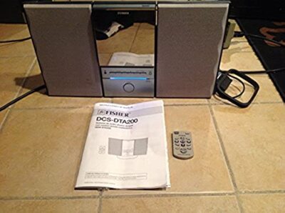 Rare Fisher TAD-DTA 200 Audio System With Remote And Owners Manual-image