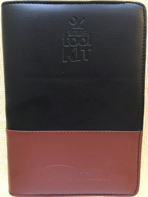 Leather Eastman Home Tool Kit Pliers Adj. Wrench MultiBit Screwdriver, Wire Str -image