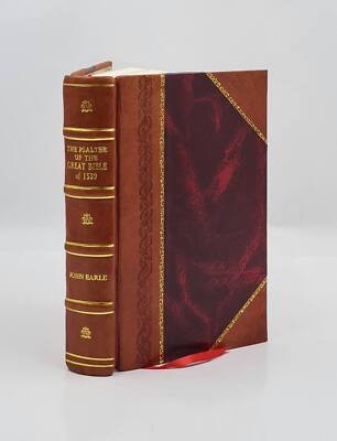 The Psalter Of The Great Bible Of 1539 A Landmark In English Lit [Leather Bound]-image