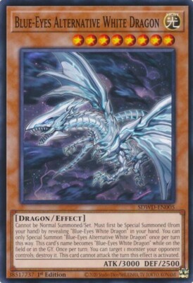 Yugioh! Blue-Eyes Alternative White Dragon x3 SDWD-EN005 Structure Deck-image
