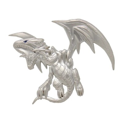 Yu-Gi-Oh! Limited Edition .999 Silver Plated Pin Badge | Blue Eyes White Dragon-image