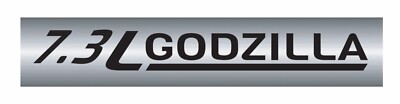 1 Godzilla 7.3 L ...Truck Decals Stickers....fits Ford F250 & F350 Trucks..#TR04-image