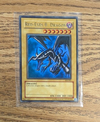 Yu-Gi-Oh! TCG Red-Eyes B. Dragon SDJ-001 Ultra Rare Unlimited MP-image