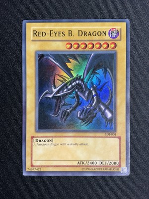 [LP] Red-Eyes B. Dragon SDJ-001 Unlimited Ultra Rare 2003-image