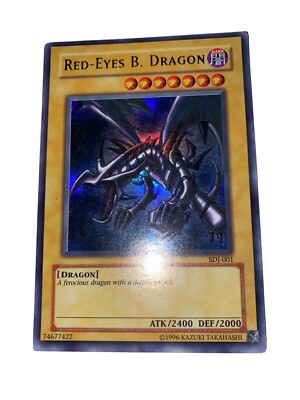 1x Red-Eyes B. Dragon - SDJ-001 - Ultra Rare - Unlimited Ed - YUGIOH-image