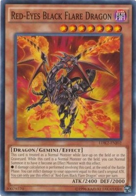 Red-Eyes Black Flare Dragon - LDK2-ENJ02 - Common - Unlimited Edition NM YuGiOh!-image