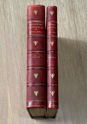 Harrison's Description of England in Shakespeare's 1877/88  Vintage-image