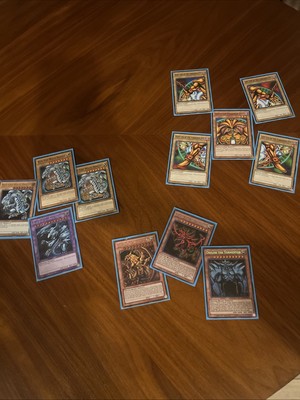 Yugioh  EGYPTIAN GOD TRIO, FULL EXPODIA, AND BLUE EYES WHITE DRAGONS-image