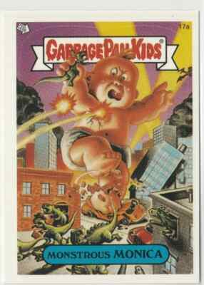 Monstrous Monica #17a Garbage Pail Kids GPK Godzilla kaiju monster 2003 ANS1-image
