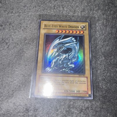 Blue-Eyes White Dragon SDK-001 Ultra Rare MP Yugioh Card-image