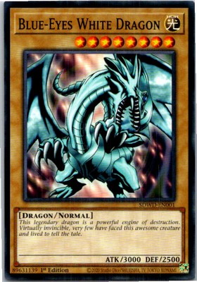 Blue-Eyes White Dragon (SDWD-EN001) #SDWD-EN001 Yugioh Near Mint or Better-image
