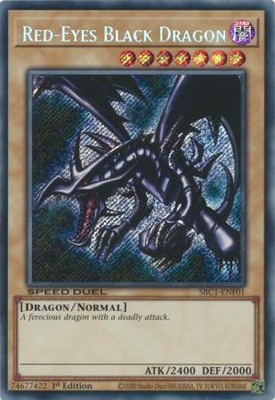 Red-Eyes Black Dragon SBC1-ENF01 Secret Rare 1st Edition-image