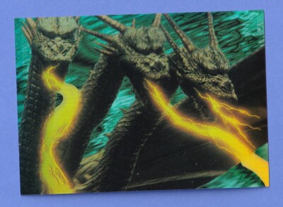 Godzilla Chromium JPP/Amada 1996 Parallel Holochrome Sticker 3 King Ghidorah-image
