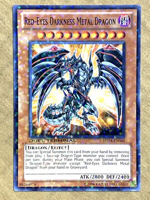 yugioh Red-Eyes Darkness Metal Dragon DT04-EN060 Normal Parallel NEAR MINT-image