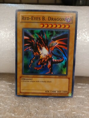 Yugioh! Red Eyes B. Dragon DB1-EN126 Super Rare Holo Brand New-image