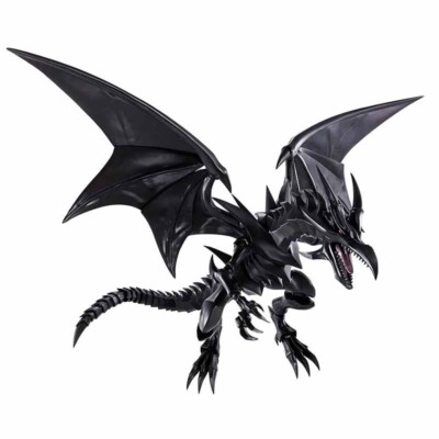 Yugioh Duel Monsters Red Eyes Black Dragon S.H.MonsterArts Figure-image