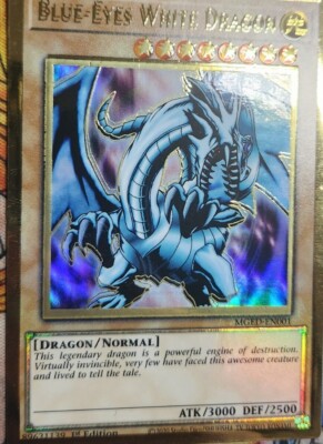 Blurry Misprint Looks Out Of Focus - Blue Eyes White Dragon - Yu-Gi-Oh US Seller-image