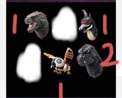 Ichibankuji Godzilla Magnet-image