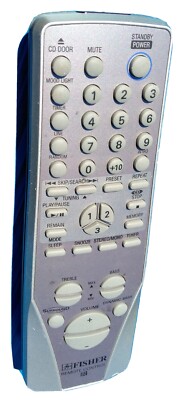 Fisher CD Remote Control   3 CD Surround Sound-image