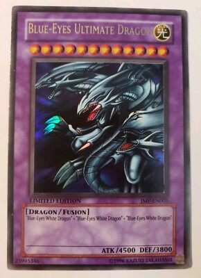 Blue-Eyes Ultimate Dragon - JMP-EN005 - Secret Rare - Limited Edition Yugioh LP-image