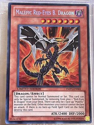 Yu-Gi-Oh! Malefic Red-Eyes B. Dragon YMP1-EN001 Secret Rare-image