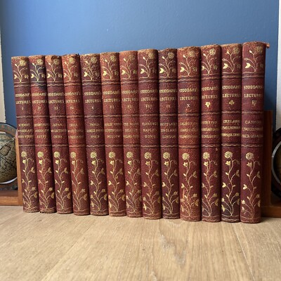 John Stoddard's Lectures Complete 10 Volume Set with 3 Supplements Rev-image
