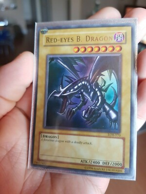 yugioh LOB-070 Red Eyes B. Dragon perfect condition never used-image