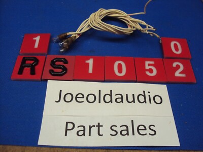 Fisher RS-1052 (L) Receiver Original (USED) Function & Stereo Lamps. Tested.-image