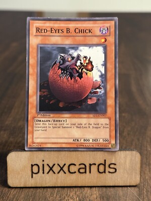 Red-Eyes B. Chick SD1-EN007 Structure Deck: Dragon's Roar 1st Edition-image