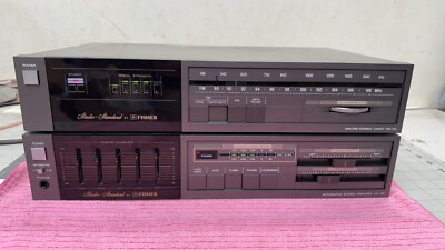 Fisher CA-59 Stereo Monster Amplifier W/ Equalizer + FM-54 Tuner Both Work Great-image