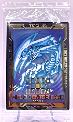 YuGiOh Card  Blue-Eyes White Dragon   Field CenterCard  OTS Official Konami-image