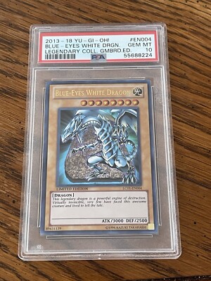 BLUE-EYES WHITE DRAGON PSA 10 LC01-EN004 Ultra Legendary Collection 2013 YUGIOH-image