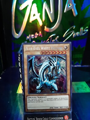 YuGiOh Blue-Eyes White Dragon Secret Rare Limited Edition | CT14-EN002 🏵️NM🏵️-image