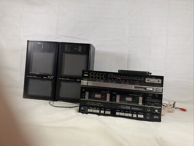Fisher M21 Stereo Double Deck Receiver & M21 speaker Set Combo-image